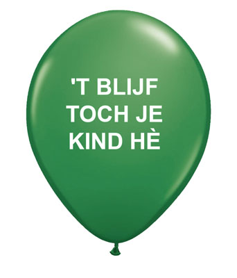 't blijf toch je kind he